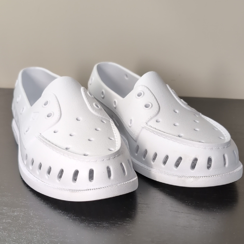 Sperry Top Slider Float Shoes White Slip-On Unisex Men's 8 Women's 10